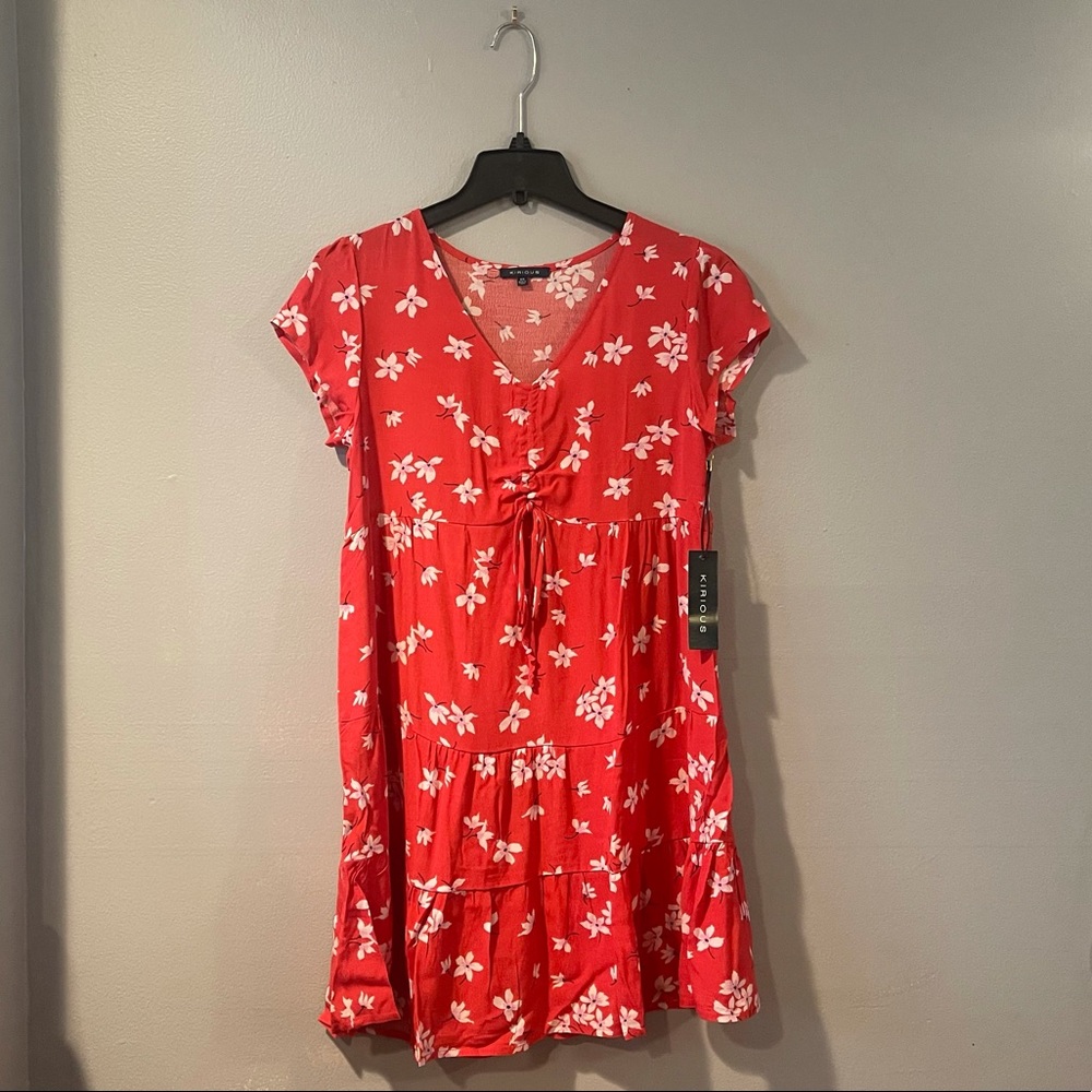 SOLD-NWT - Branded Cute Red Dress